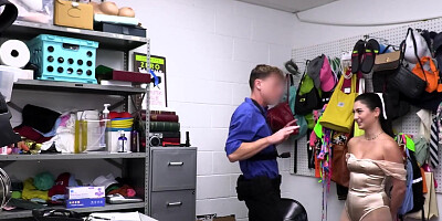 Caught in the Act: Gorgeous Thief in Tight Ballet Leotard