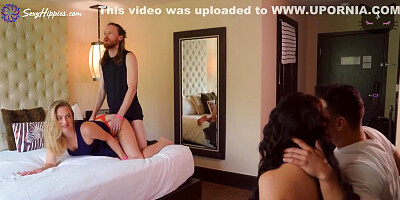 Hotel Room Mix-up - Strangers Full Swap Foursome