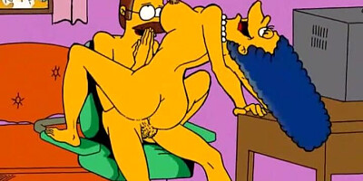 Marge Simpson manga porn COUGAR