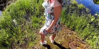 Picked Up Girl On A Forest Road Took Her To The River And Fucked Her Outdoors With Alisa Lovely And Taxi Driver