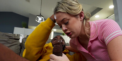 ...Ashley Alexander gets a powerful orgasm after sucking and riding BBC...