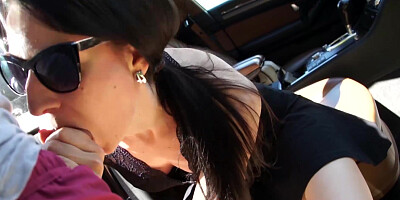 Horny prostitute begging for this big cock to fuck her hard