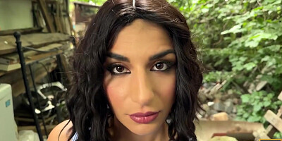 HUNT4K. Hunter loved the outdoor sex with a hot brunette chick