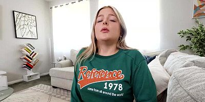 Asking stepbrother how to lose her virginity