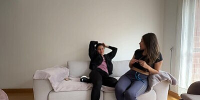 Don't make noise!! I don't want my husband to find out about my lesbianism!!
