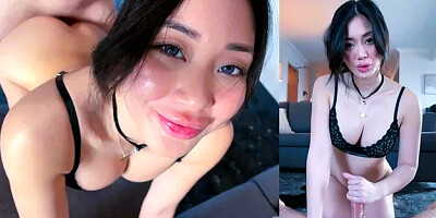 Sneaky Spring Break Gooning Session with Step-sister while Parents are in the...