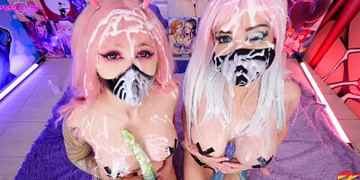 Endless Flow of Cum - Crempie & Bukkake Compilation - Neko / Hinata