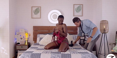 Pervy Photographer Seduces Shy Ebony Chick To Fuck - Zaawaadi With Andy Stone