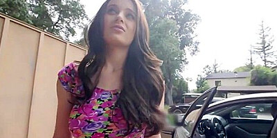Als Verkehrssaenderin Mit Dem Cop Gefickt - Outdoor Pov Blowjob And Handjob By The Cop Car