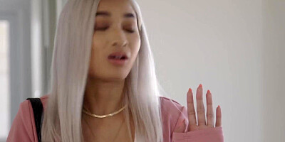 Playful Jamie Michelle pussy stretched in various sex positions by a big dicked dude