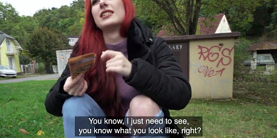 Pickedup redhead slut doggystyled in POV