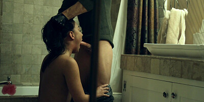 ...Young slut Amara Romani gets fucked hard with her panties on...