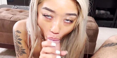 BJ Raw: Tattooed blonde Gia DiBella needs deepthroat