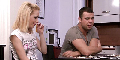 Cheerful bimbo - czech clip - His Mommy