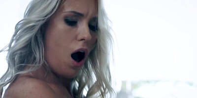 Blonde hottie with perky boobs gets an anal pounding
