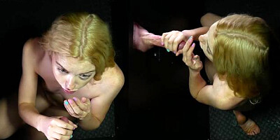 ...Gloryhole Secrets: Blonde Chloe Swallows Cum...
