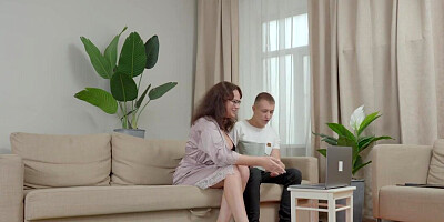 Big boobs babe fucking a really kinky teen cock