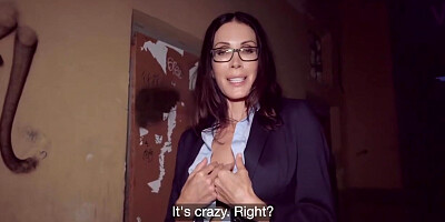 Shay Sights In Knockers Teacher Wild Public