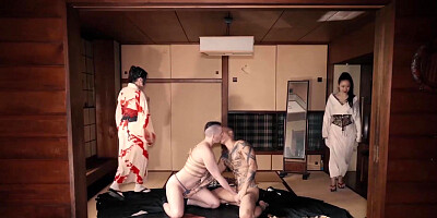 KawasakiYoshi.com - Tied up Japanese guy Yoshi Kawasaki fisted deep by tattooed dominatrix