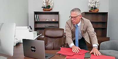 Boss Babe And Assistant Get The Office - Mick Blue And Cory Chase
