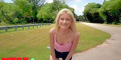And Jessie Saint - Jessie Moves With Sean Deep In The Woods & Shoves His Cock Deep In Her Throat