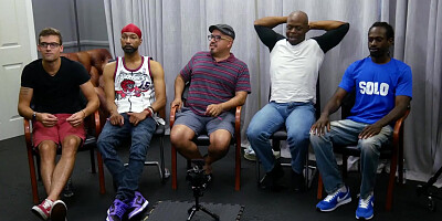 Gangbang Creampie 411 Interview with Angelina Moon, Scene #01