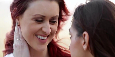 GirlGirlWay.com - They express their deep natural lesbian love for one another with passionate touches