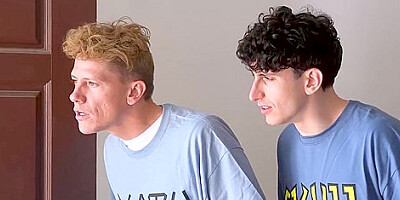 Angel Smalls, Hazel Moore And Angel Gostosa - Busty Brunette And Her Friend Swap With Their Stepbrot