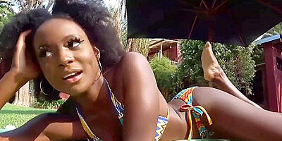 African Hottie Pov Gagging Deepthroat