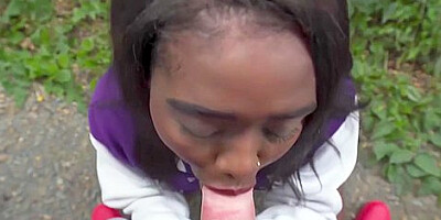 Hot Ebony Is Ready To To Get Fucked Hard In Exchange For Cash With Blair Saenz