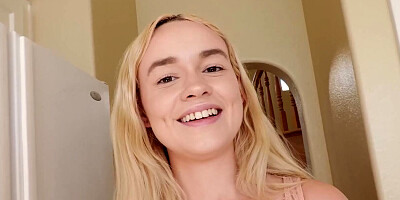 Petite Blonde Gets A Good Stepdad Fuck After Prom