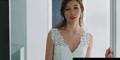 Bride Maya Woulfe Caught Anxious Fiance Sucking His Caring Stepmom Reagan Foxxs Breasts