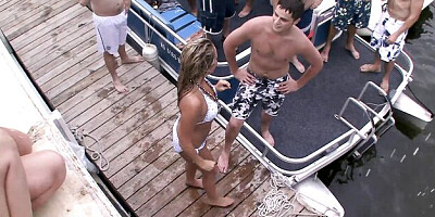 Nice dame's flashing smut