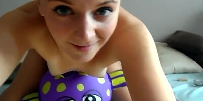 Small Tits Blonde Loves To Smoke And Masturbate