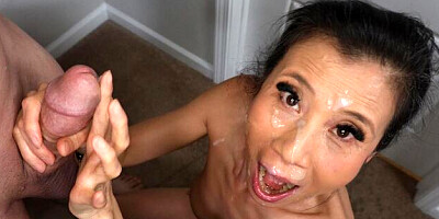 Coco's balls licking action