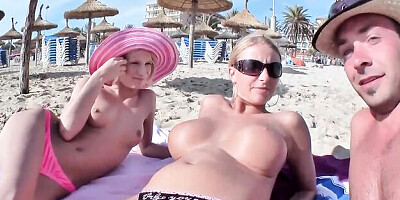 Amazing Nadine's tall skinny blonde porn
