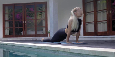 This Is Fucking Outdoor Yoga. Im Sure With Big Ass Blonde