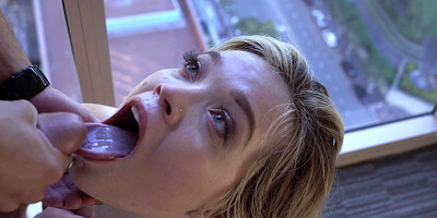 ...Young blondie Katie Kush makes her man happy...