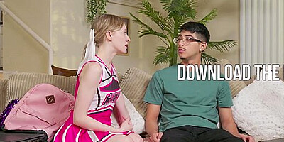 Shy Virgin Guy Fucks The Most Popular Teen 18+ Cheerleader With Melody Teen, Melody Marks And Diego Perez