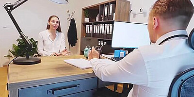 Arina Shy - Brunette Gets A Loan But Has To Swallow And Ride Hard Cock