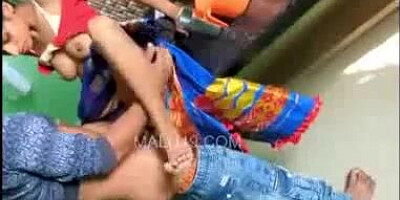 Sexy Indian Wife Boobs Pressing and Fucking 2