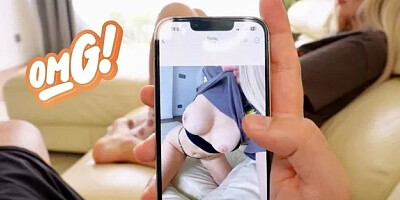 I Found My Stepsisters Nudes in Her Gallery.. She is such a Slut!