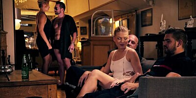 Orgy and anal sex with gorgeous babes