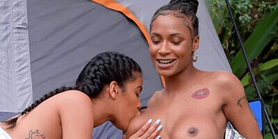 Reality Kings - Sarai Minx Gets An Invite From Her Friend Maya Farrell To Go Camping & Bonfire