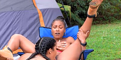 Reality Kings - Sarai Minx Gets An Invite From Her Friend Maya Farrell To Go Camping & Bonfire