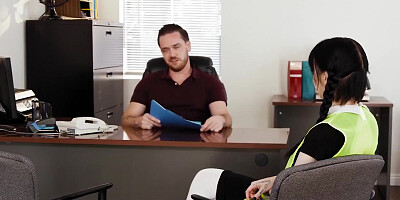 Goth Teen 18+ Gets Rough Sex During Community Services With Kyle Mason And Leda Bear