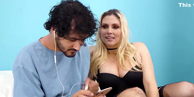 Christie Stevens And Rico Hernandez In Wife Encourages Stepson To Exercise More