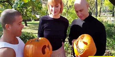 Pumpkin Crushed Cum Slave, Dollys Vengeful Gangbang For 12 Min - Dolly Dyson, Brad Knight And Porno Dan
