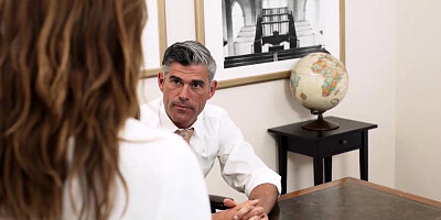 GirlMormons.com - Mormon elder conducts a thorough virginity inspection and finger fucks her wet pussy