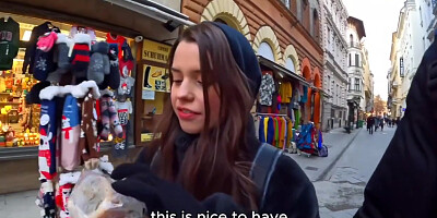Cute Rides Big Cock! Budapest Sex Vlog With Petite Girl And Jamie Young